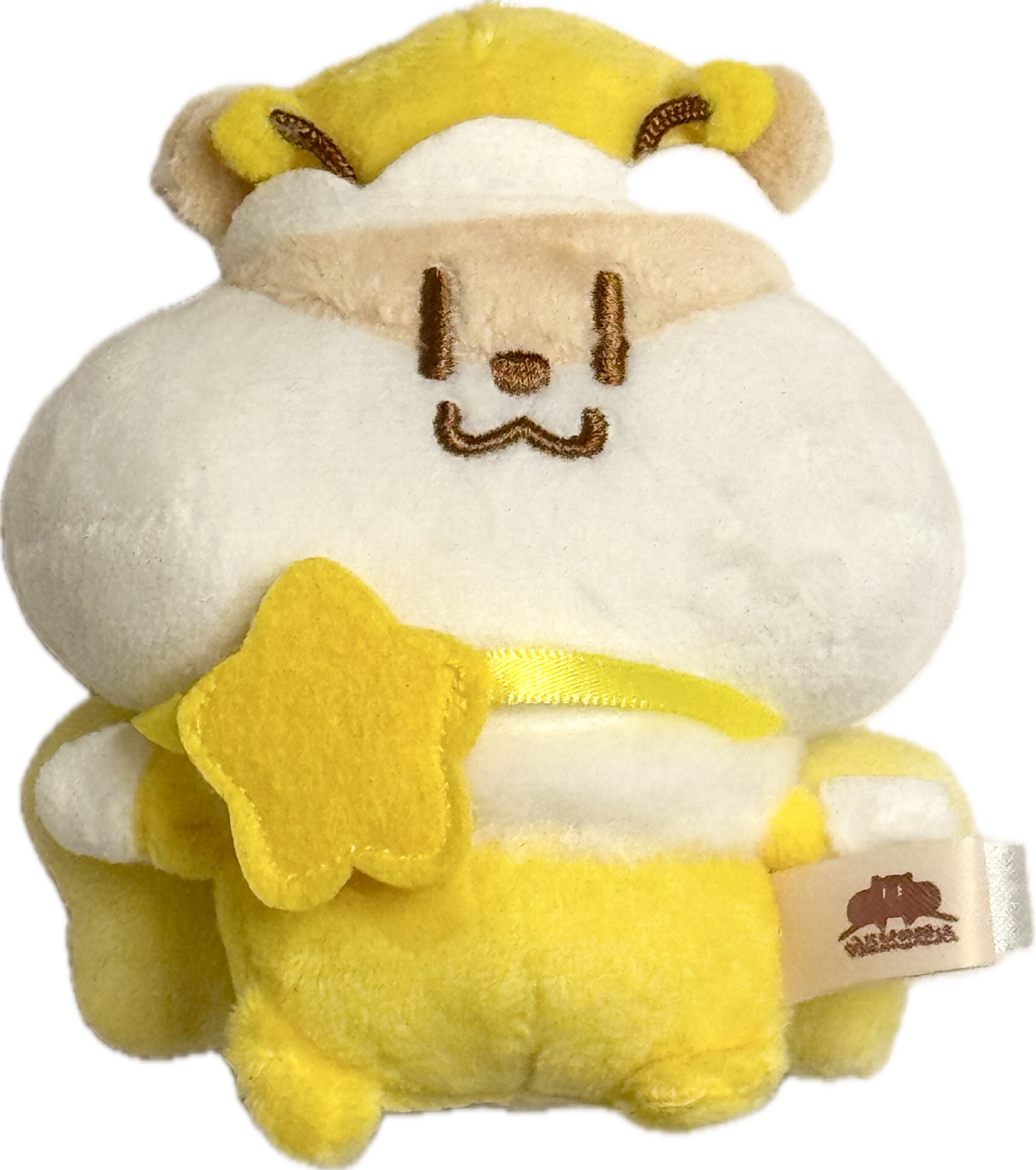 Lovely Boba Rat Plush Keychain - Star
