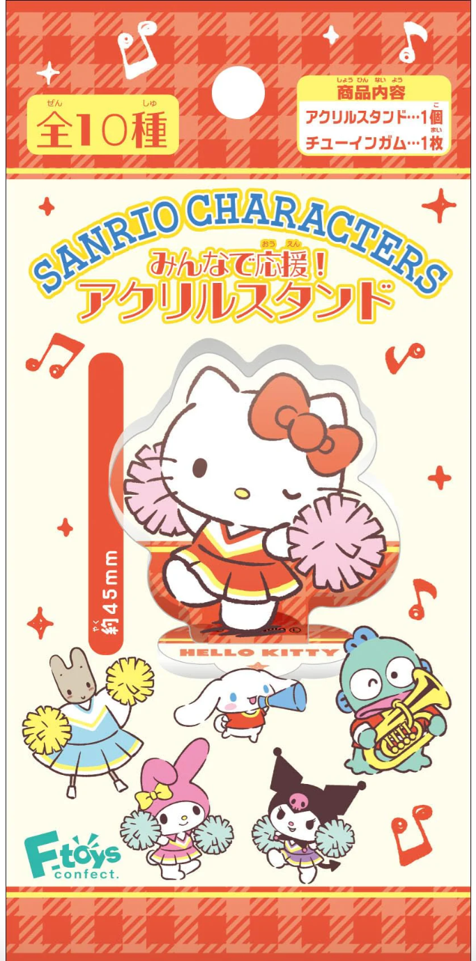 Sanrio Cheerleader Acrylic Stand with Gum