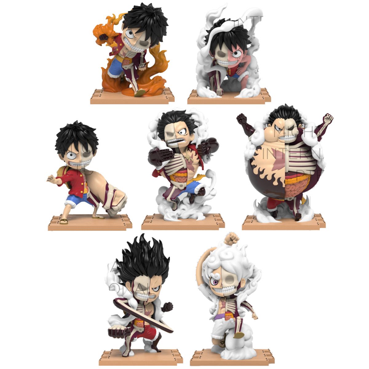 Mighty Jaxx Luffy All Gears Blind Box (1 Random)