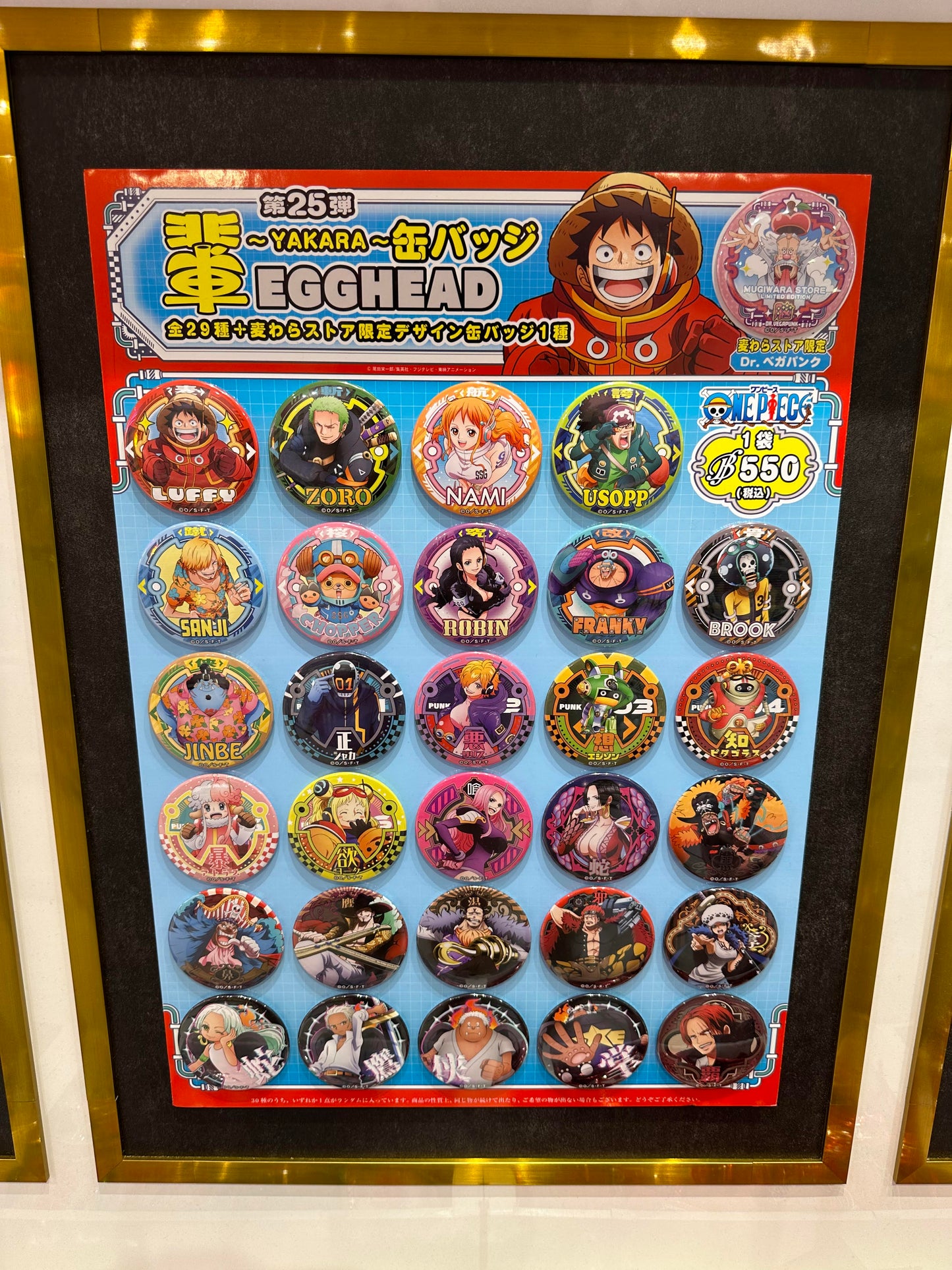 One Piece Egg Head Pins (1 Random)